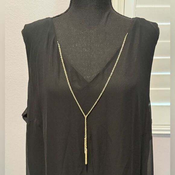Black XXL JM Collection Maxi Dress With Removable Necklace New with Tags - Picture 2 of 9